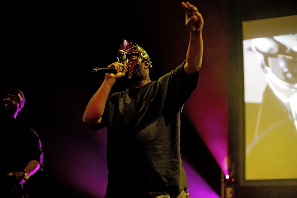MF DOOM performing at Brixton Academy, London